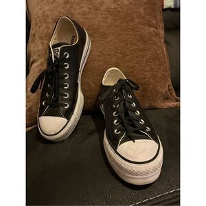 ✅Converse Chuck Taylor All Star Lift Platform Sneaker black leather
